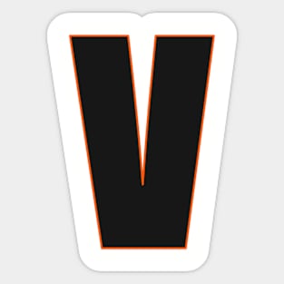 Bold in Black: V's Defining edge Sticker